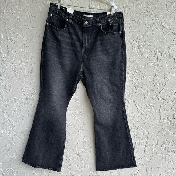 LEVIS Denim Jeans Women 34 High Flare 70’s Western Boho Country - Picture 1 of 12